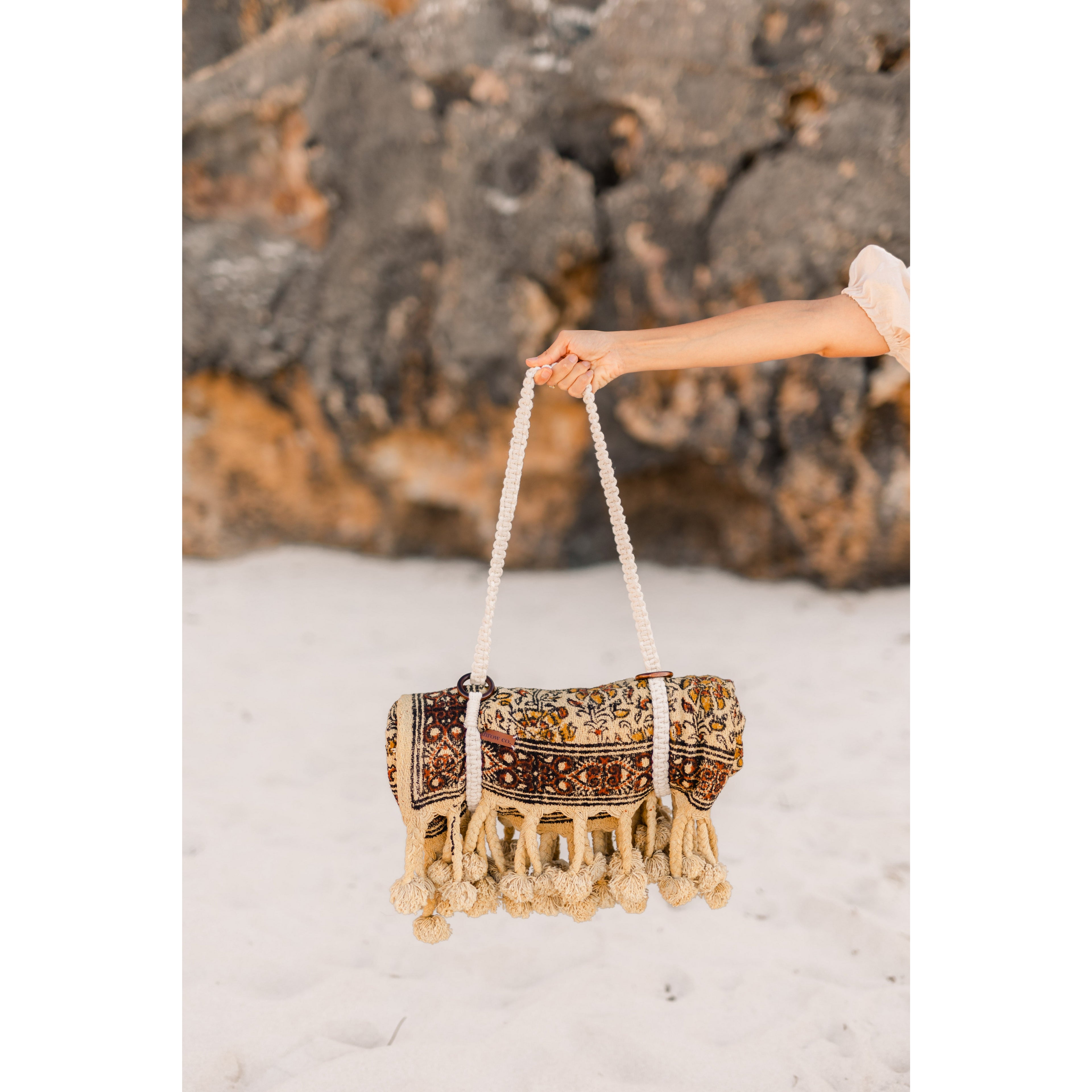 Macrame Carry Strap - Versatile & Stylish Accessory | Wild Throw Co.