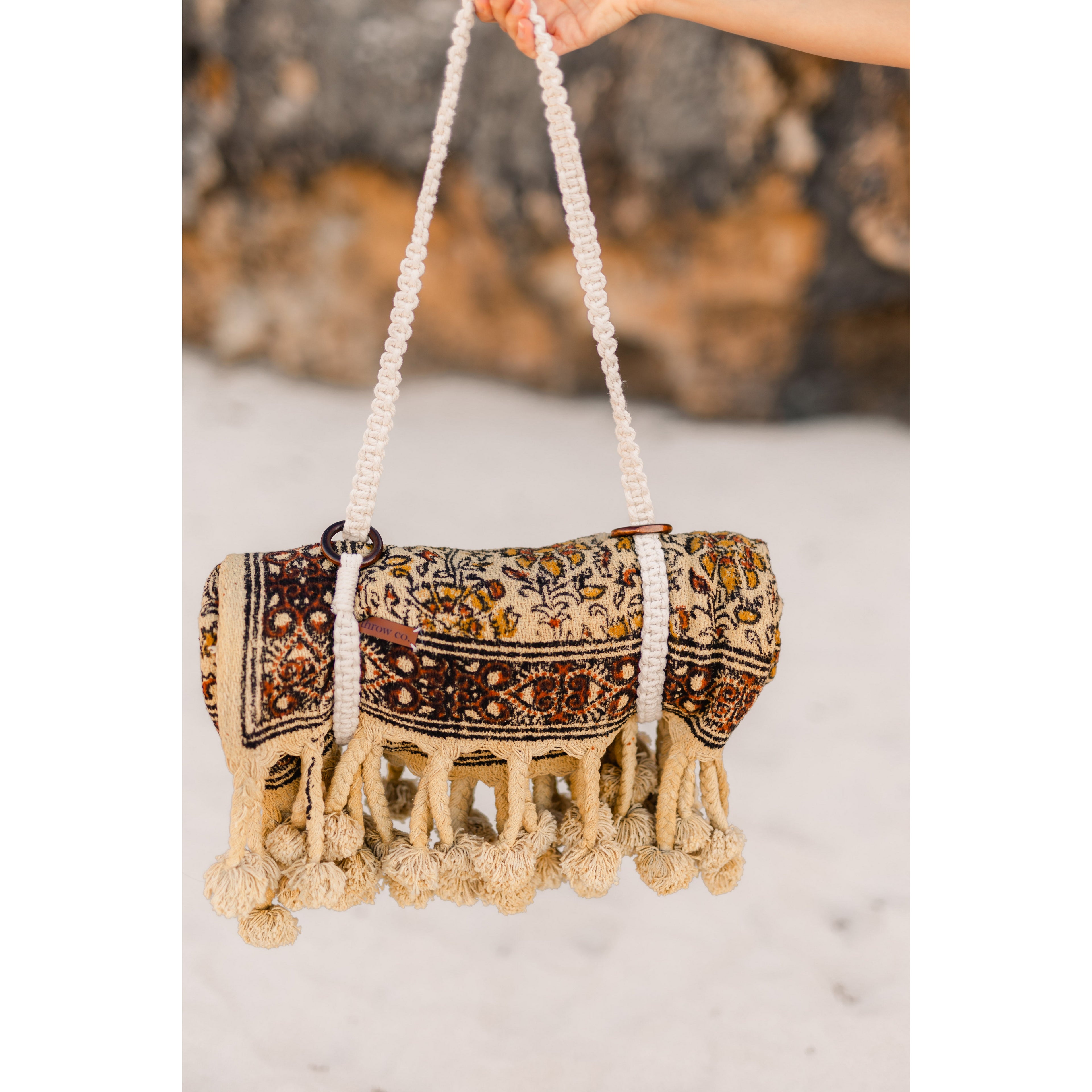 Macrame Carry Strap - Versatile & Stylish Accessory | Wild Throw Co.