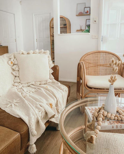 Wild Starlight Cream Throw - Embrace The Magic of the Universe | Wild Throw Co.