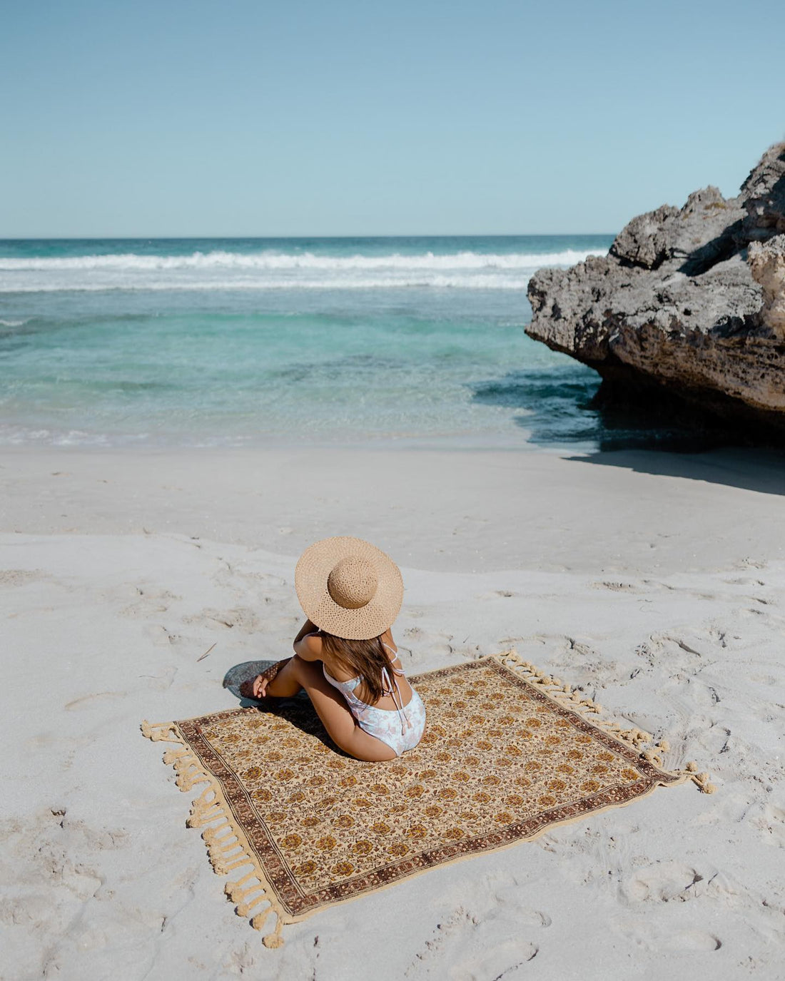 Wild Bloom Honey Throw - Bohemian Elegance and Comfort | Wild Throw Co.