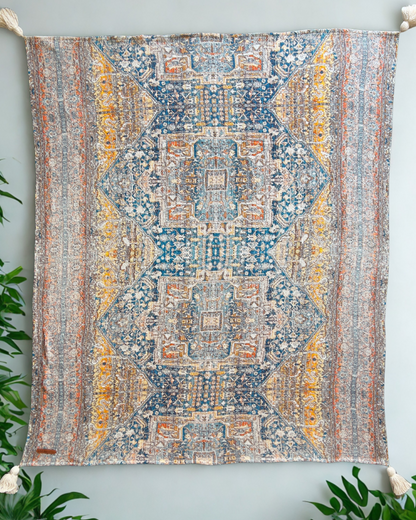 Wild Enchanted Multicolour Throw - Boho Chic Natural Cotton | Wild Throw Co.