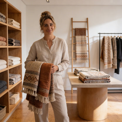 Wild Mandala White Throw - Artistic Cotton Masterpiece | Wild Throw Co.