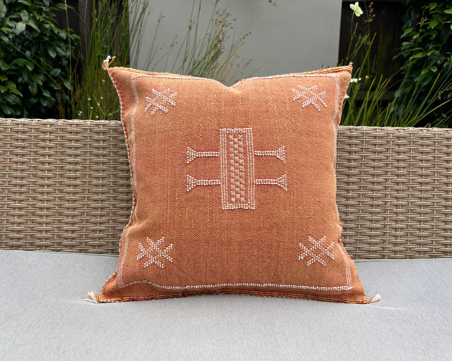 Rose Gold Cactus Silk Pillowcase - Artisan Crafted Luxury | Wild Throw Co.