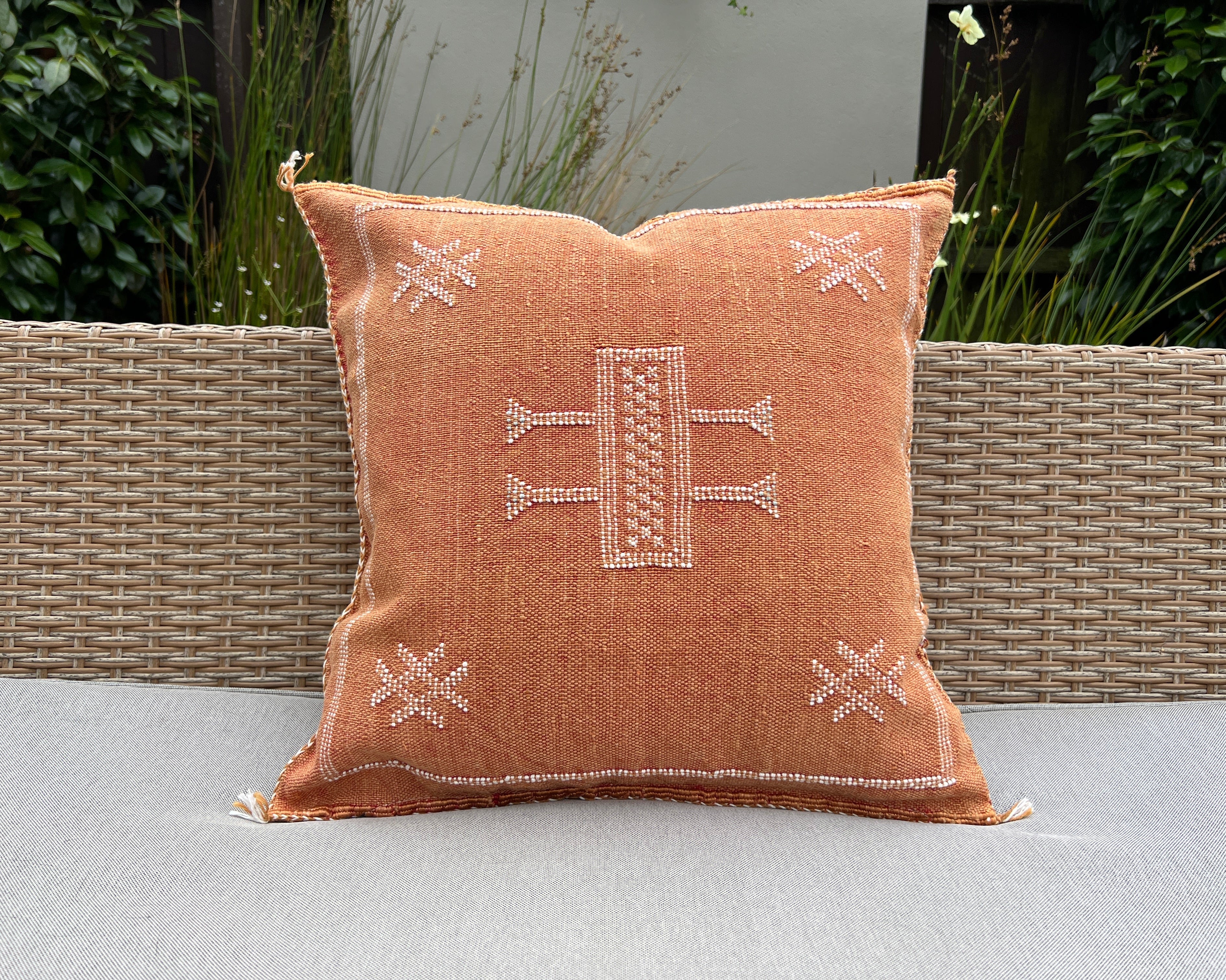 Rose Gold Cactus Silk Pillowcase - Artisan Crafted Luxury | Wild Throw Co.