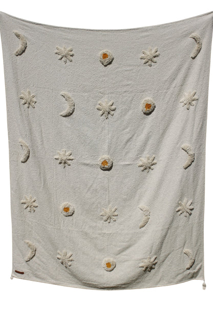 Wild Starlight Cream Throw - Embrace The Magic of the Universe | Wild Throw Co.