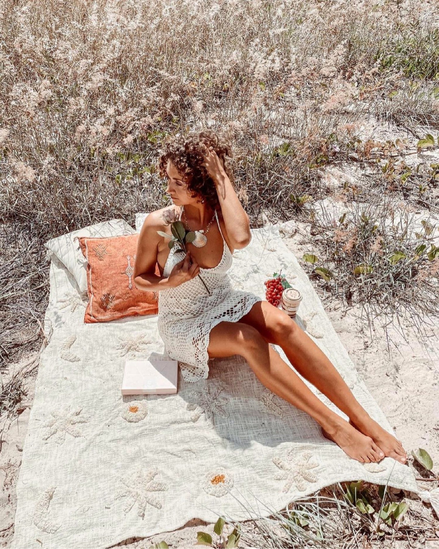 Wild Starlight Cream Throw - Embrace The Magic of the Universe | Wild Throw Co.