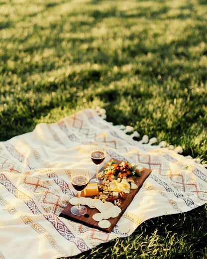 Elegant Wild Golden Cream Throw - Natural Comfort and Sophistication | Wild Throw Co.