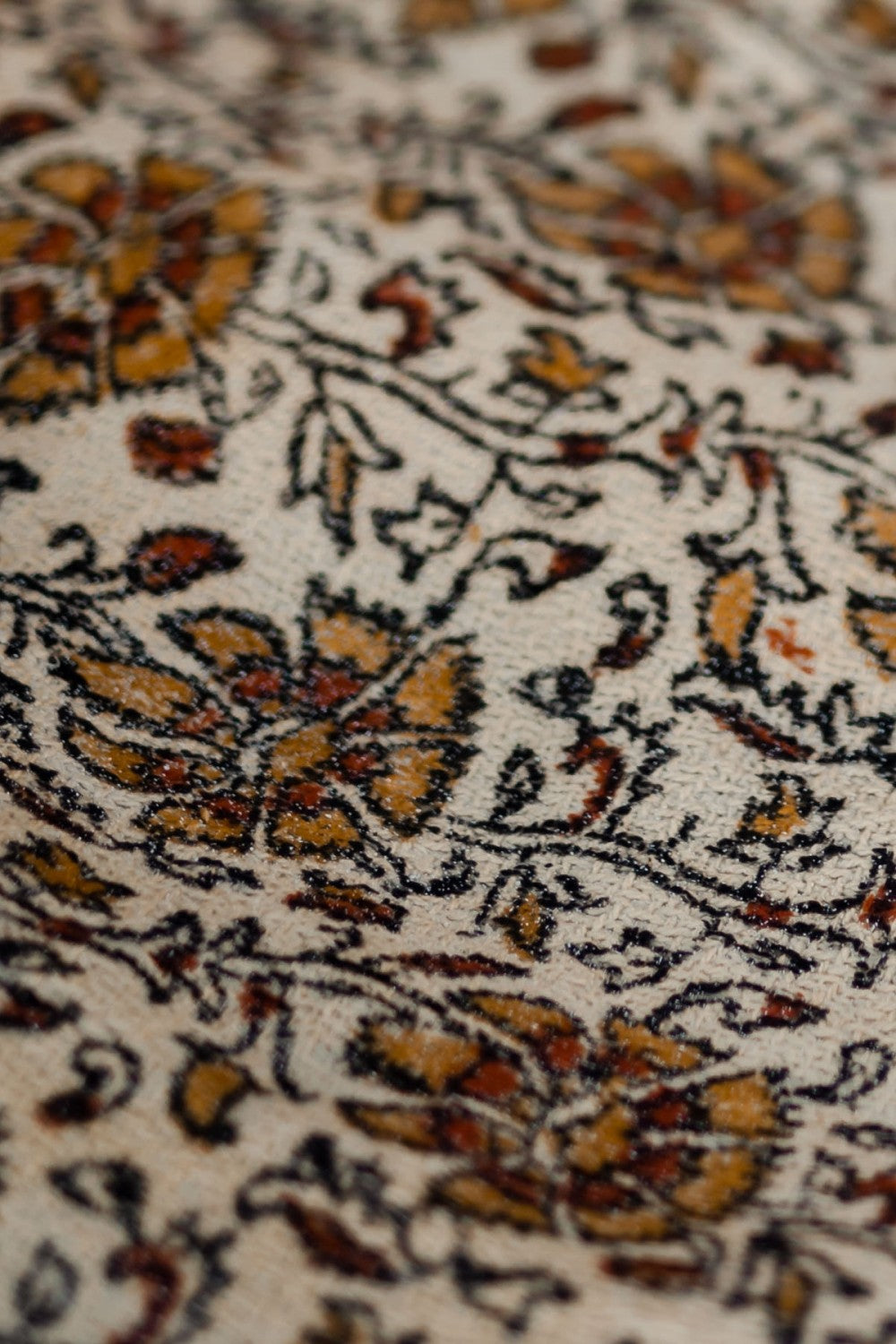 Wild Bloom Offwhite Throw - Ethically Handcrafted in Natural Cotton | Wild Throw Co.